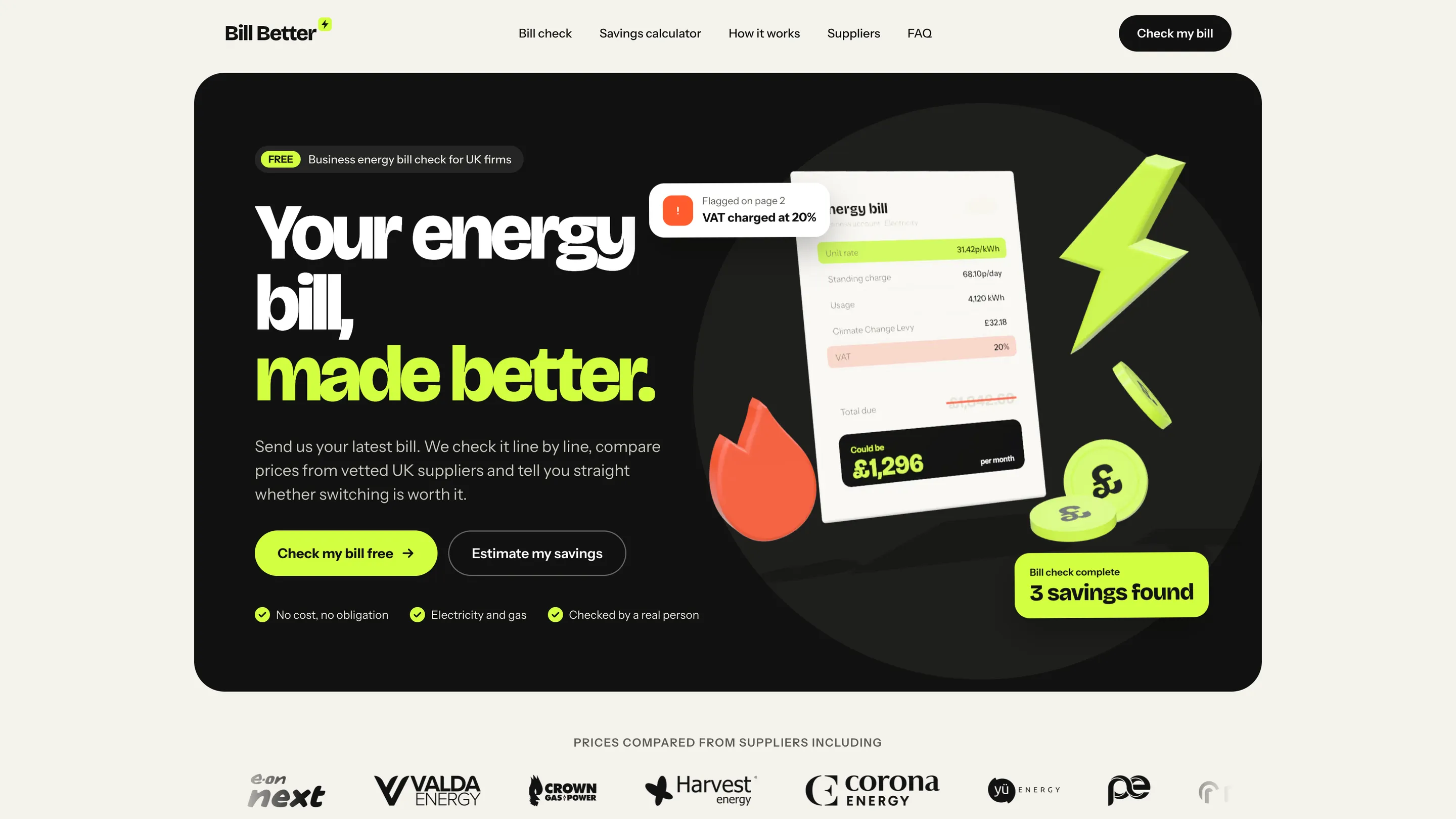 Bill Better website